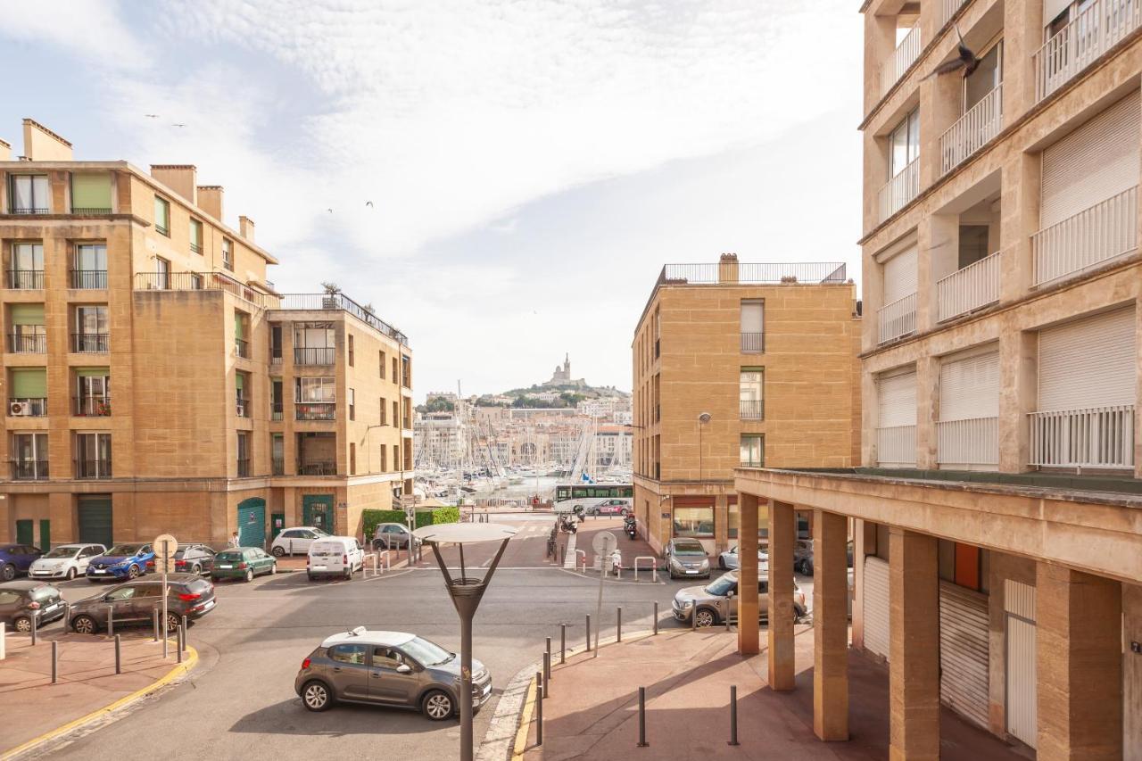 Le Saint Jean - Appt Avec Vue Sur Lentree Du Vieux Port Appartement Marseilles Buitenkant foto